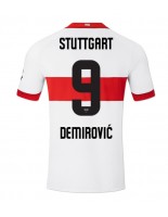 Moške Nogometnih dresov Stuttgart Ermedin Demirovic #9 Domači 2024-25 Kratki rokavi